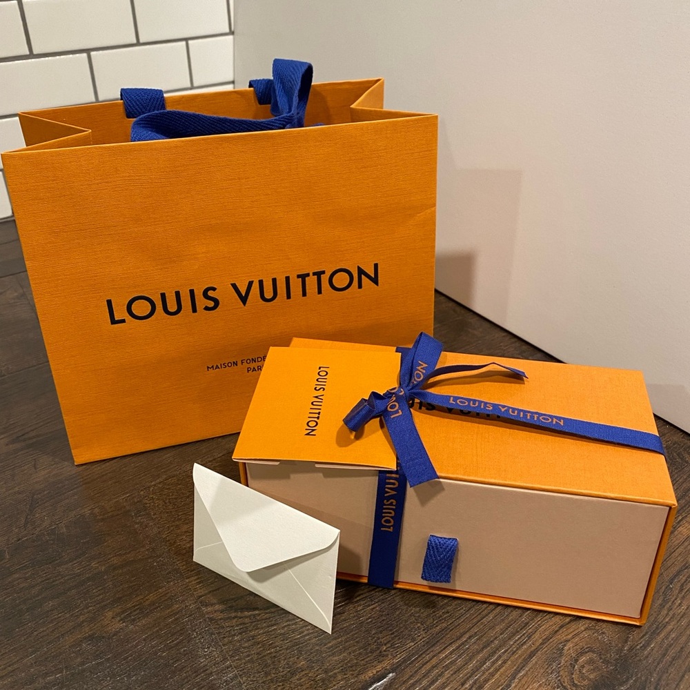 SET- Empty LV XSmall Shopping Bag and Gift Box